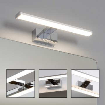 Brilagi - LED kupaonsko osvjetljenje za ogledalo 3u1 VESTRA LED/8W/230V 40 cm IP44 sjajni krom