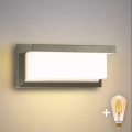 Brilagi - LED prigušivo vanjsko zidno svjetlo BRICKY 1xE27/6W/230V 2700-6500K IP54 siva