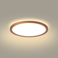 Brilagi - LED stropno svjetlo za kupaonicu ULTRA TANKO LED/12W/230V Ø 22,5 cm ružičasto zlato IP54