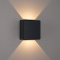 Brilagi - LED vanjsko zidno svjetlo DOUBLERAY LED/6W/230V crno IP54