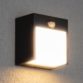 Brilagi - LED vanjsko zidno svjetlo sa senzorom TERNI LED/12W/230V antracit IP44