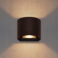 Brilagi - Vanjska zidna LED svjetiljka RONDO LED/6W/230V smeđa IP54