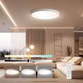 Immax NEO 07253L - LED stropna svjetiljka s mogućnošću prigušivanja NEO LITE SEMPLICI LED/60W/230V 3000-6000K Wi-Fi Tuya bijela + daljinski upravljač