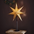 Markslöjd 705795 - Božićna dekoracija GLITTER 1xE14/25W/230V 65 cm crna/zlatna