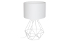 Stolna lampa BASKET 1xE27/60W/230V bijela