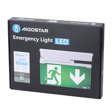 Aigostar - LED Panik svjetiljka EMERGENCY LED/3,6W/230V 6500K 500 mAh