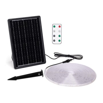 Aigostar - LED Prigušiva solarna traka LED/10W/3,2V 10 m 2700K IP65 + daljinski upravljač