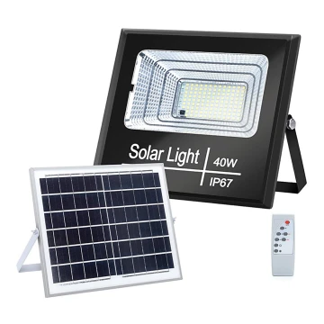 Aigostar - LED Prigušivi solarni reflektor LED/40W/3,2V IP67 + DU