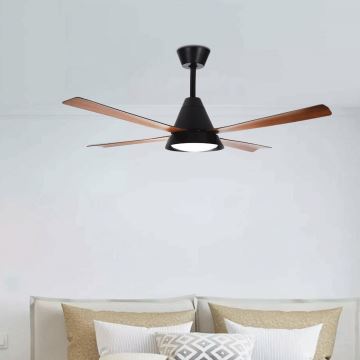 Aigostar - LED Prigušivi stropni ventilator LED/24W/230V 2700-6500K 132cm + daljinski upravljač