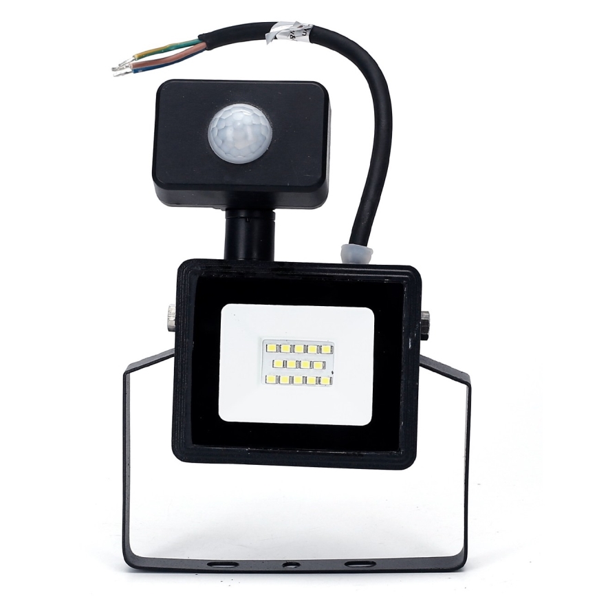 Aigostar - LED Reflektor sa senzorom LED/10W/230V 6400K IP65 crna