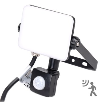 Aigostar - LED Reflektor sa senzorom LED/20W/230V 4000K IP65 crna