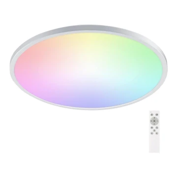 Aigostar - LED RGB Prigušiva stropna svjetiljka za kupaonicu LED/24W/230V 3000-6500K pr. 42 cm IP44 + daljinski upravljač