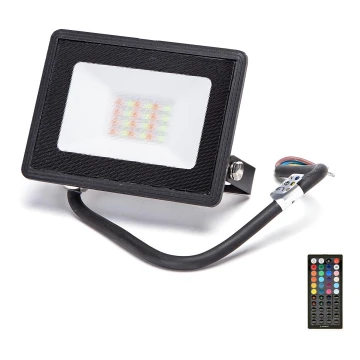 Aigostar - LED RGB reflektor LED/20W/230V IP65 + daljinski upravljač