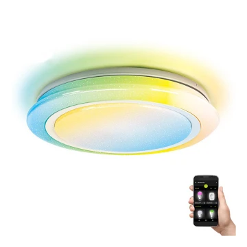 Aigostar - LED RGBW Prigušiva svjetiljka za kupaonicu LED/39W/230V 50 cm Wi-Fi IP44