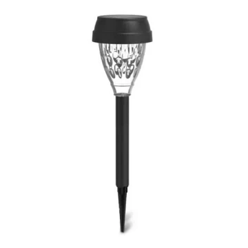 Aigostar - LED Solarna lampa LED/0,06W/2V 33,5 cm 6500K IP44 crna