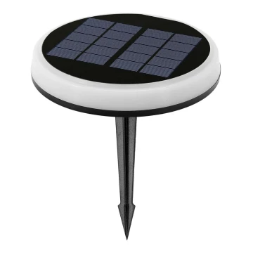 Aigostar - LED Solarna lampa LED/0,6W/2V pr. 16,5 cm 3200K/4000K/6500K IP65 crna