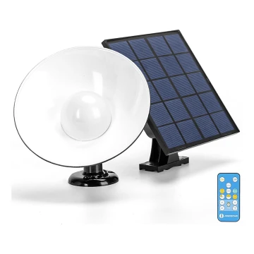 Aigostar - LED Solarna svjetiljka sa senzorom LED/3,2V 3000K/4000K/6500K IP65 + daljinski upravljač