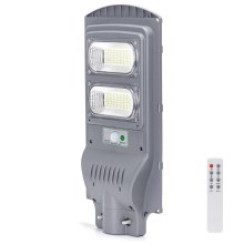 Aigostar - LED Solarna ulična svjetiljka sa senzorom LED/100W/3,2V IP65 6500K + daljinski upravljač