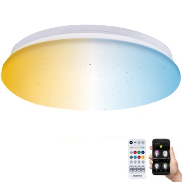 Aigostar - LED Stropna svjetiljka za kupaonicu LED/18W/230V 3000-65000K IP44 + daljinski upravljač