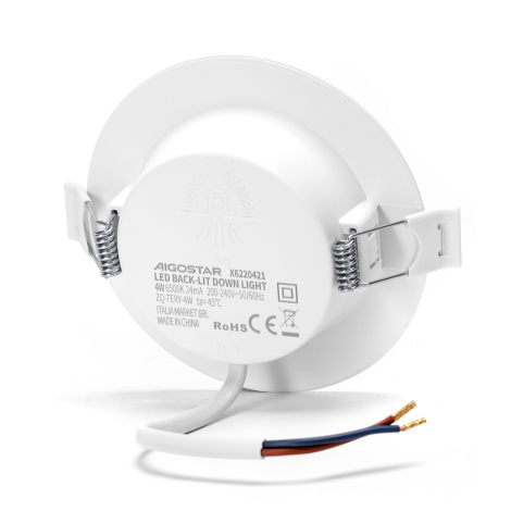 Aigostar - LED Ugradbena svjetiljka LED/4W/230V 6500K pr. 9,8 cm bijela