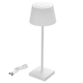 Aigostar - LED Vanjska prigušiva punjiva stolna lampa LED/4W/5V 3600mAh bijela IP54