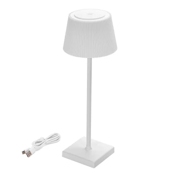 Aigostar - LED Vanjska prigušiva punjiva stolna lampa LED/4W/5V 3600mAh bijela IP54
