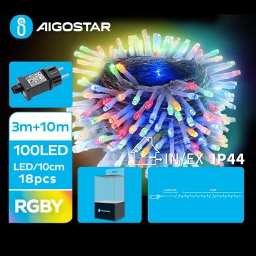 Aigostar - LED Vanjske božićne lampice 100xLED/8 funkcija 13m IP44 multicolor