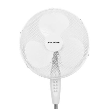 Aigostar - Podni ventilator 40W/230V bijela