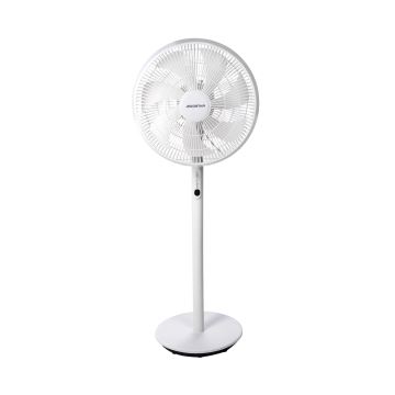 Aigostar - Podni ventilator 45W/230V bijela + daljinski upravljač