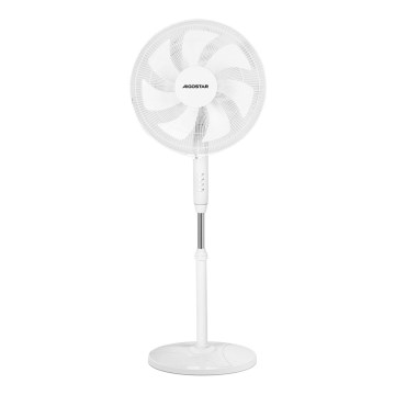 Aigostar - Podni ventilator 60W/230V bijela