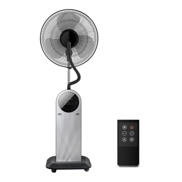 Aigostar - Podni ventilator s efektom magle MIST 95W/230V + daljinski upravljač