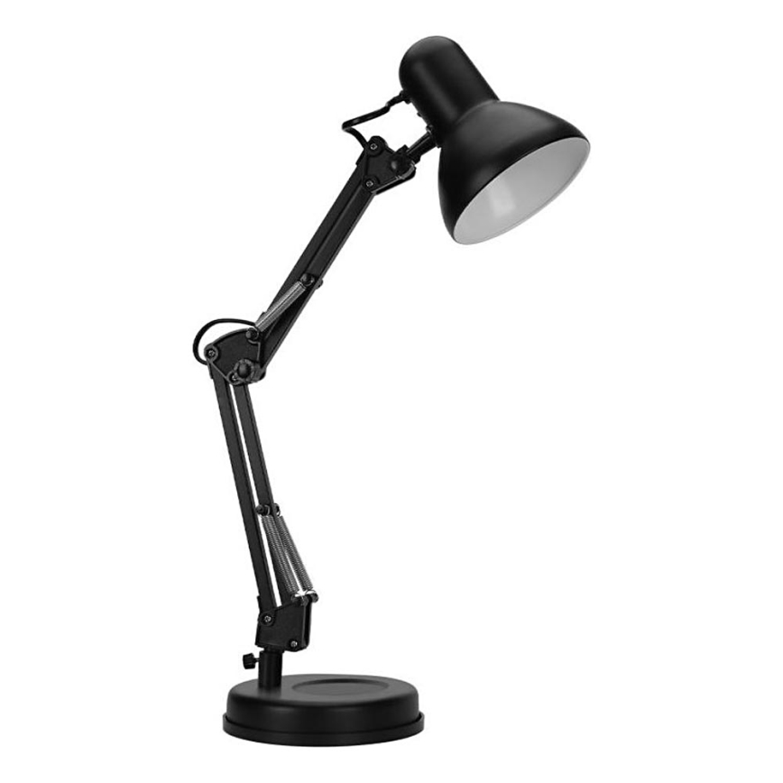 Aigostar - Stolna lampa 2u1 1xE27/40W/230V crna