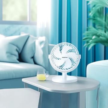 Aigostar - Stolni ventilator 3W/5V bijela