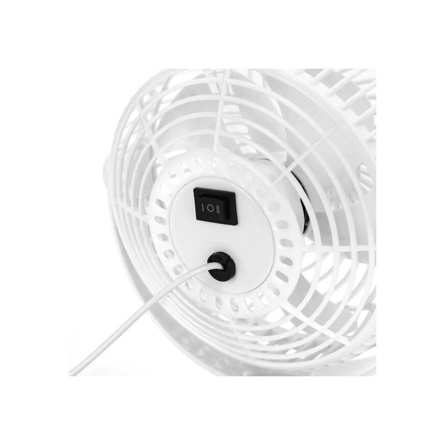 Aigostar - Stolni ventilator 3W/5V bijela