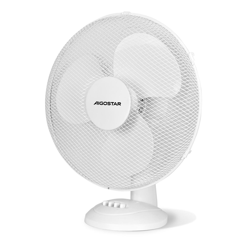 Aigostar - Stolni ventilator 40W/230V bijela