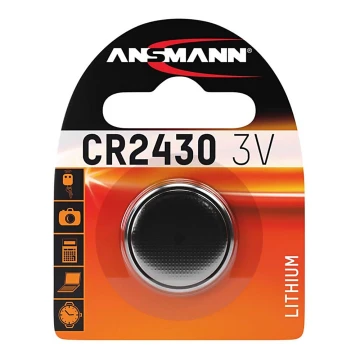 Ansmann 04676 - CR 2430 - Litijska gumbasta baterija 3V
