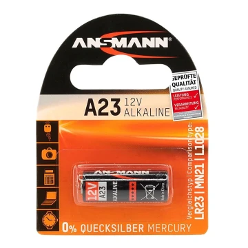 Ansmann 04678 - A 23 - Alkalna baterija A23/LR23/LRV08, 12V