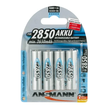 Ansmann 07522 Mignon AA - 4kom punjive baterije NiMH / 1,2V / 2850mAh