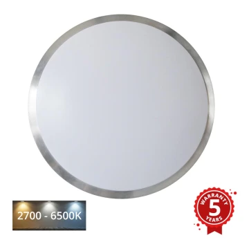 APLED - LED Stropna svjetiljka sa senzorom LENS PP TRICOLOR LED/18W/230V IP44 2700 - 6500K 1210lm