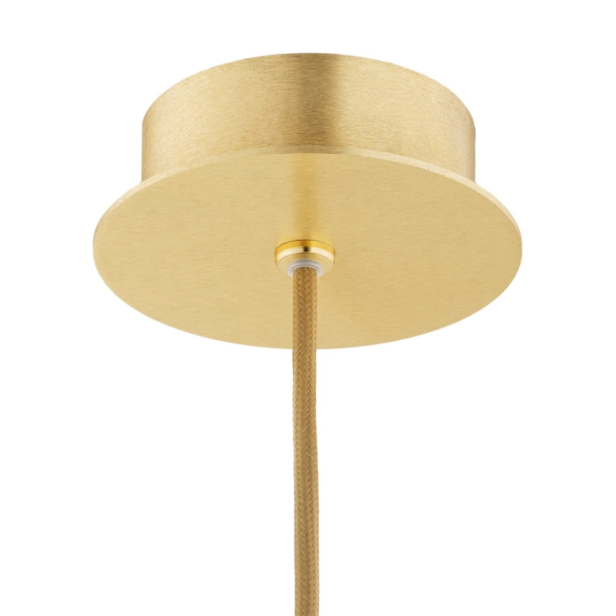 Argon 8448 - Luster na sajli ALMIROS 1xE27/15W/230V pr. 30 cm alabaster zlatna