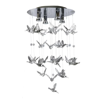 Azzardo AZ2449 - Luster na sajli BIRDS 4xGU10/40W/230V