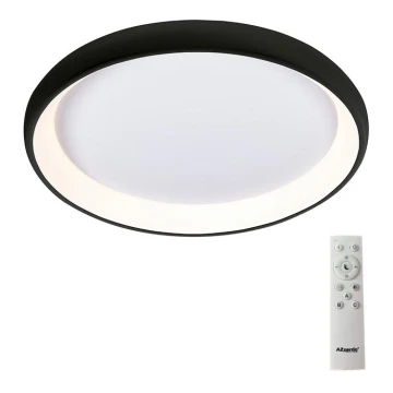 Azzardo AZ5072 - LED Prigušiva stropna svjetiljka ANTONIO LED/50W/230V crna + daljinski upravljač