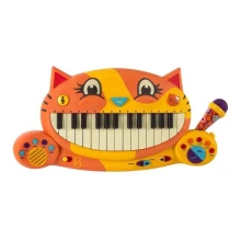 B-Toys - Dječji klavir s mikrofonom Mačka 4xAA