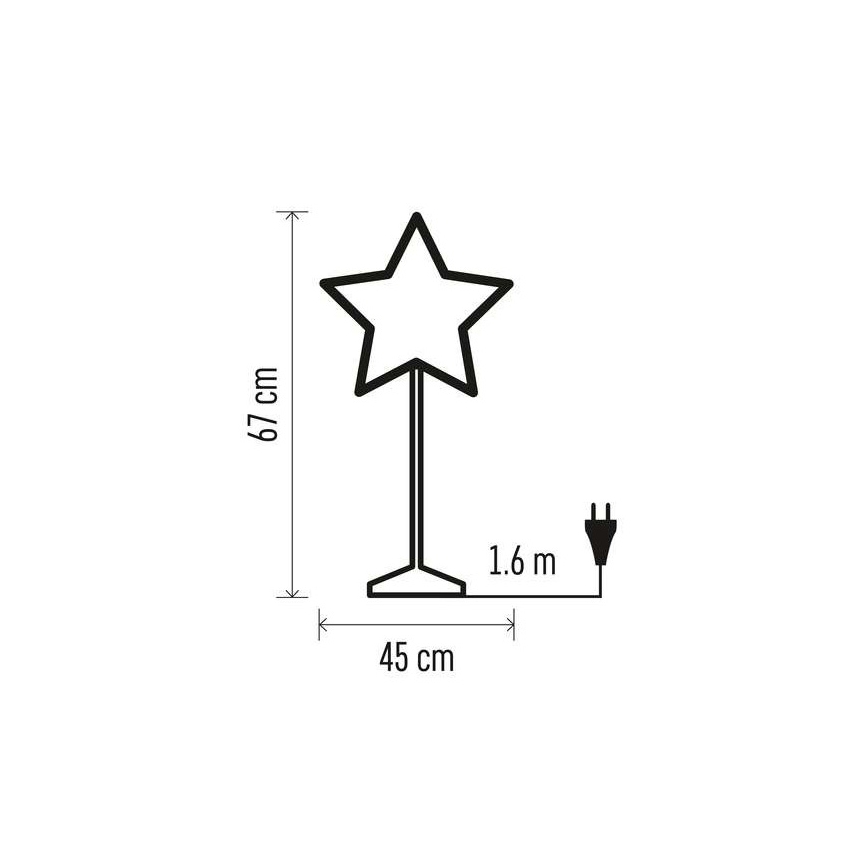 Božićna dekoracija 1xE14/25W/230V pr. 45 cm zlatna