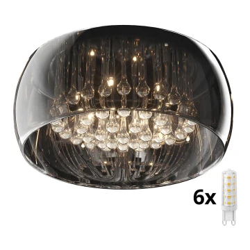 Brilagi - LED Kristalna stropna svjetiljka JEWEL 6xG9/42W/230V