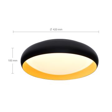 Brilagi - LED Prigušiva stropna svjetiljka LIVIA LED/48W/230V 3000-6500K pr. 42 cm + daljinski upravljač