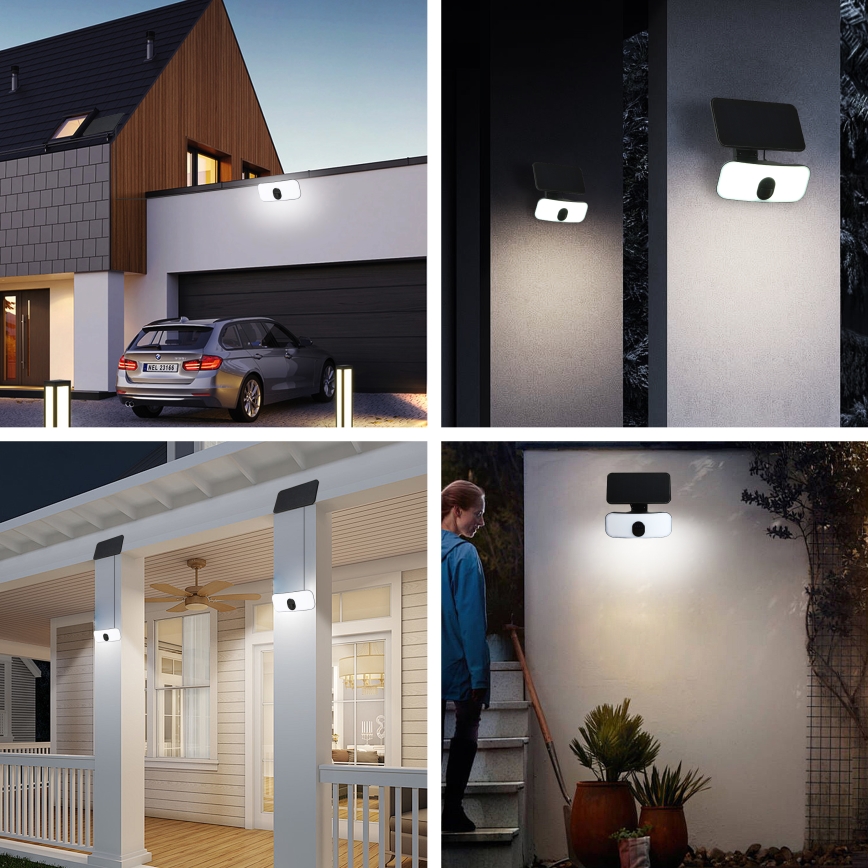 Brilagi - LED Solarna zidna svjetiljka sa senzorom ROOF LED/13W/5V IP65