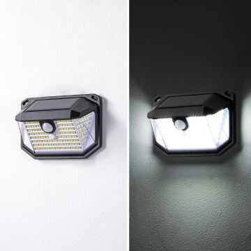 Brilagi - LED Solarna zidna svjetiljka sa senzorom WALLIE LED/4W/5,5V 6500K IP65