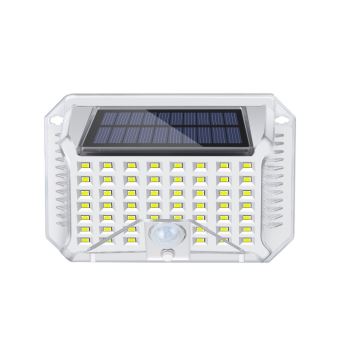 Brilagi - LED Solarna zidna svjetiljka sa senzorom WALLIE LED/4W/5,5V 6500K IP64 srebrna