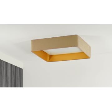 Brilagi - LED Stropna svjetiljka VELVET SQUARE LED/24W/230V bež